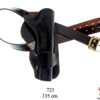 Nahkainen asevyö ja asekotelo Mexican Loop Holster
