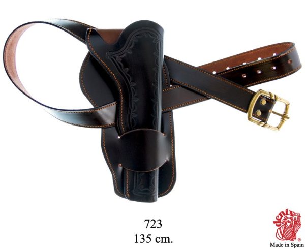Nahkainen asevyö ja asekotelo Mexican Loop Holster