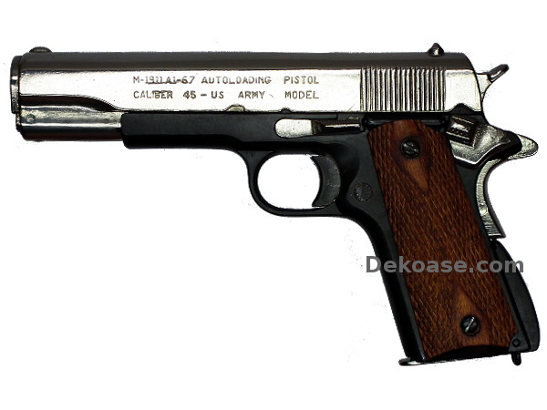 Asereplika 2-Tone pistooli Colt 1911-A1 Denix