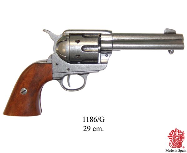 Replika-ase Colt SAA revolveri cowboy harmaa