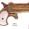 Derringer, metallinen replica-ase.