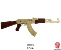 Kullattu replika-ase AK-47 Kalashnikov rynnäkkökivääri
