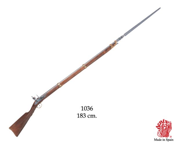Piilukkoase ranskalainen musketti malli 1763