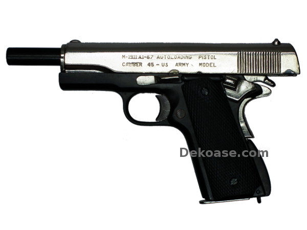 Kullattu replikapistooli Colt 1911 Denix