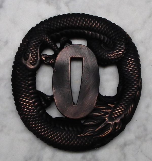 Samurai-miekka Tsuba malli 014.