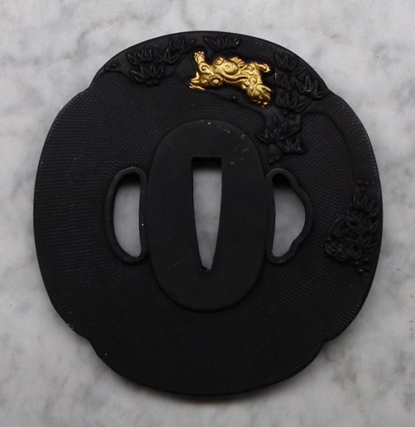 Samurai-miekka Tsuba malli 020.