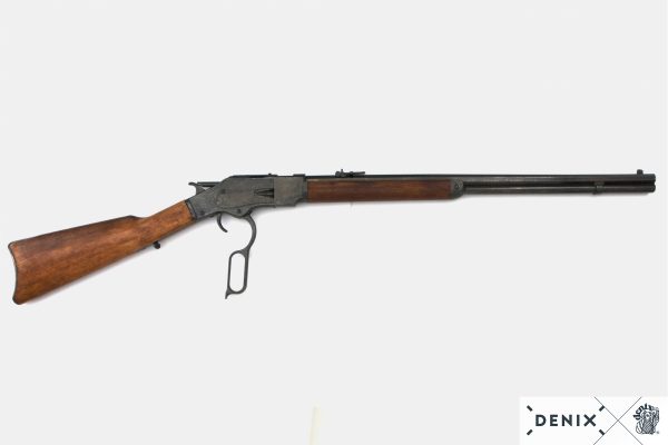 Replika-aseet edullisesti netistä – Winchester Model 1873 vipulukkokivääri.